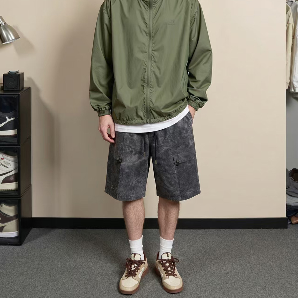 Pantalones cortos cargo para exteriores para hombre