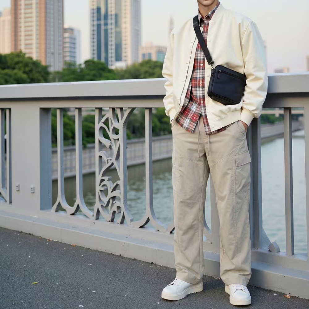 Pantalones casuales cargo para hombre