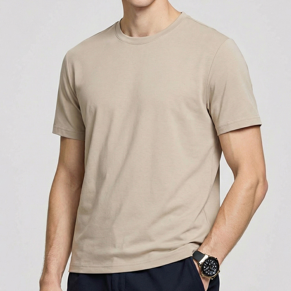 Camiseta de entrenamiento de secado rápido y alta elasticidad para hombre