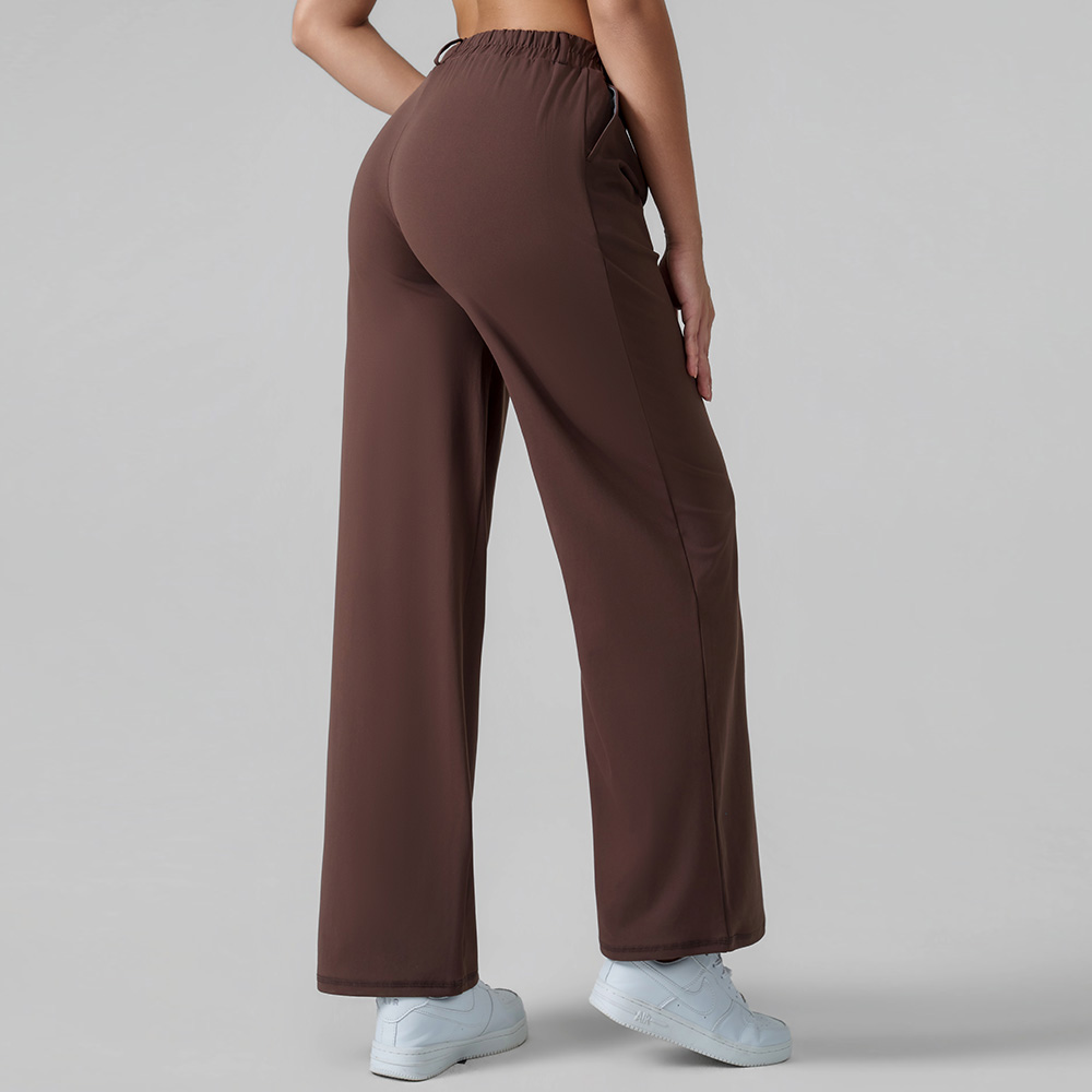 Pantalones casuales de pierna ancha para mujer