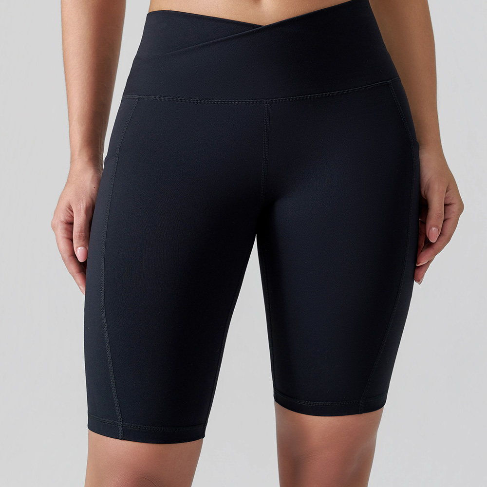 Pantalones cortos de motociclista estructurados V-Waist
