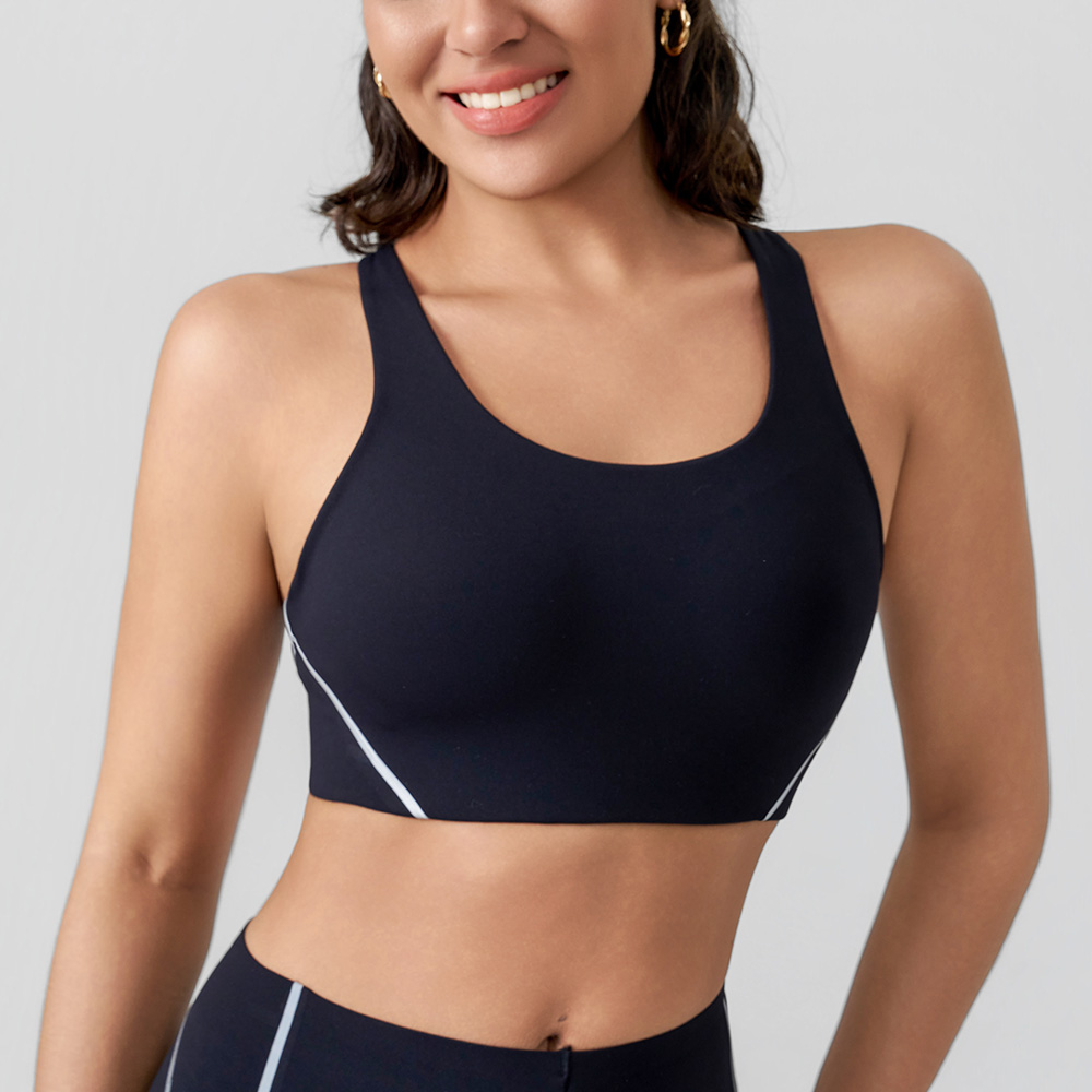 Sujetador deportivo con tiras reflectantes